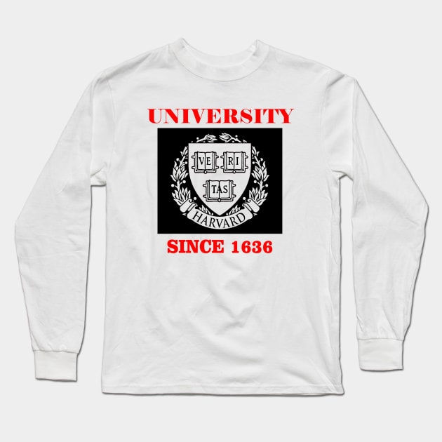 harvard university Long Sleeve T-Shirt by AMIN